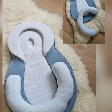 Insert for baby nest white/grey