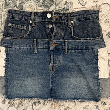 Zara Jeans-Minirock