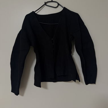 Black cardigan