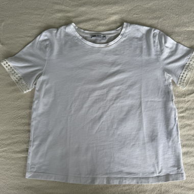 T-shirt blanc Zara
