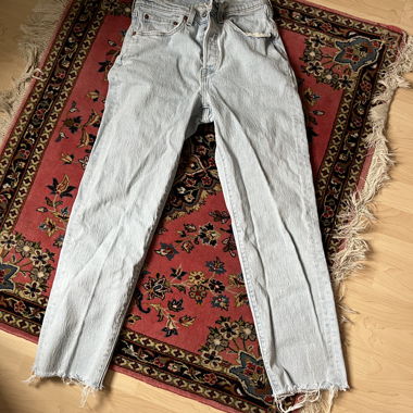 Light blue Levi's 501