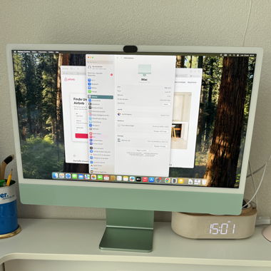 Apple IMac 24 4.5K M1 vert