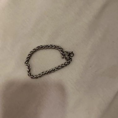 Herrenarmband, silberne Gliederkette