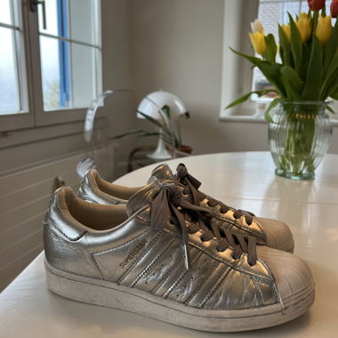 Sneakers Adidas Superstar argento 40