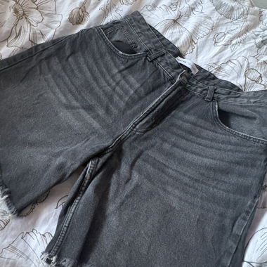 Bershka Jeans-Shorts grau