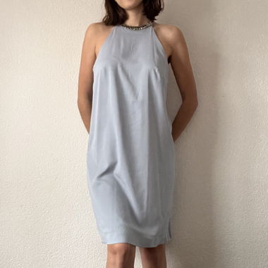 Blaues Kleid