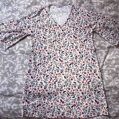 Floral V-neck dress