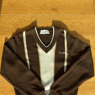 Sweater Beige Brown Arnold Palmer S