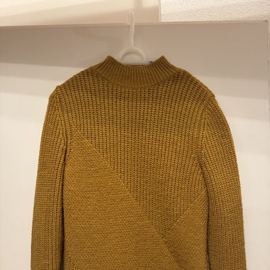 Senfgelber Damen Pullover M/38