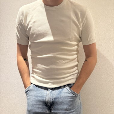 Luigi Fusaro, maglia a maniche corte bianca