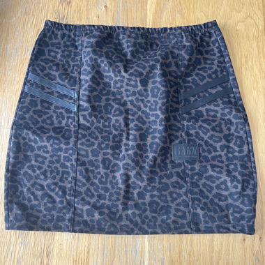 Leopard skirt by LiZa Sew, size XL