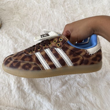 adidas x Wales Bonner Samba Pony Hair Leopard
