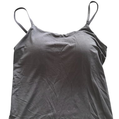 Airism débardeur/top noire Uniqlo soutif intégré