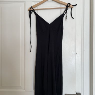 Black ASOS casual summer maxi dress