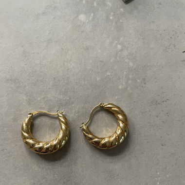 Mango gold earrings