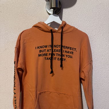 Sweat orange Bershka 
