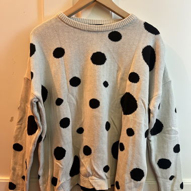 Pull en maille Mango Casual à pois taille S