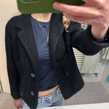 Cappotto Nero Corto