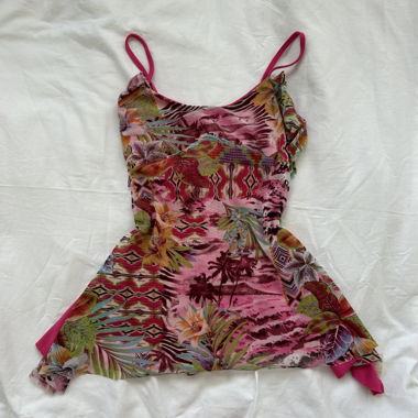 Vintage Y2K summer top size S made in France 