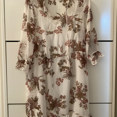 Abito in chiffon floreale con top per abito