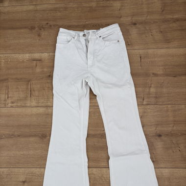 Jeans flare blanc 
