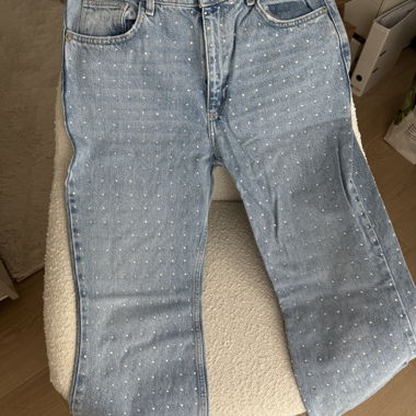 Pantaloni in jeans decorati