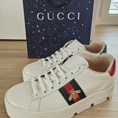 Baskets Gucci ACE à plateforme Gr. 38,5