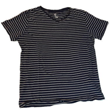 gestreiftes Navy T-Shirt Size M