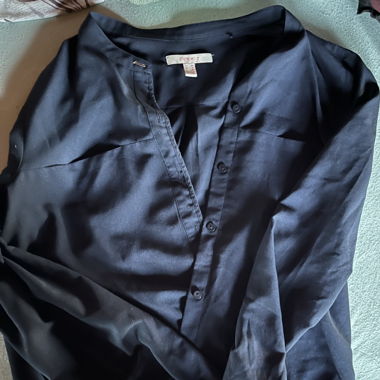 Dunkelblaue Bluse