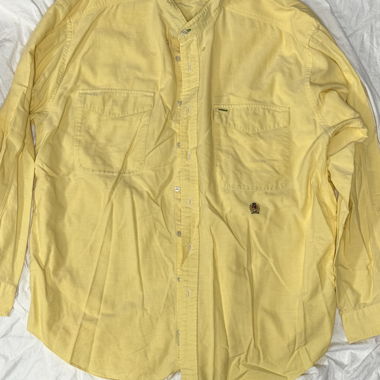 Camicia gialla Tommy Hilfiger