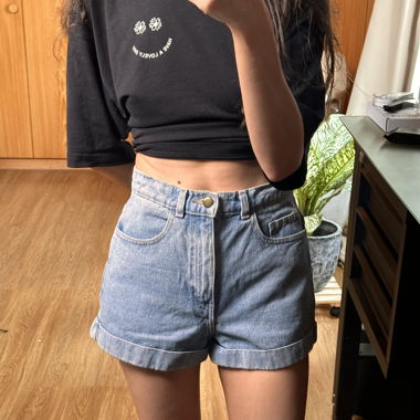 American Apparel light wash Jean shorts 