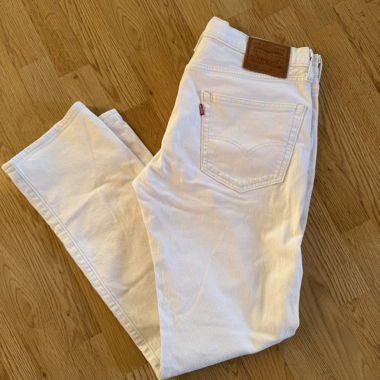 Jeans Levi's 502 in denim bianco
