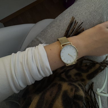 Orologio da polso dorato