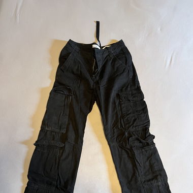 Schwarze Cargo Hosen 