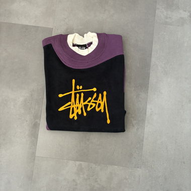 Stussy rework Sweatshirt Lila/Schwarz 