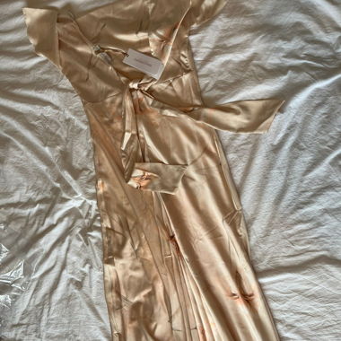 Rinascimento Floral Satin Dress XS