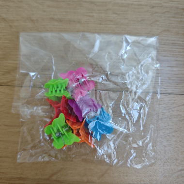 Bunte Haarspangen-Set