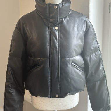 Lederimitat Jacke