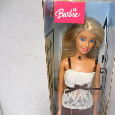 2003 City Style Barbie Blond Fashion Spitzen Top