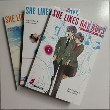 She Likes Gay Boys Manga Bände 1-3
