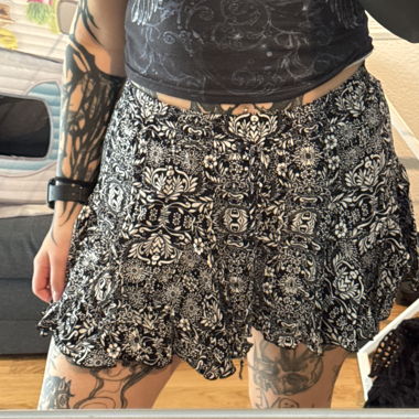 Gemusterter Hosen Rock