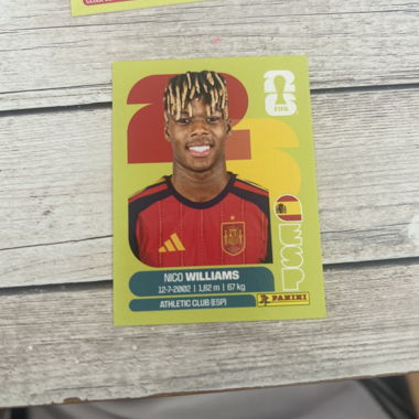 Panini Nico Williams Card