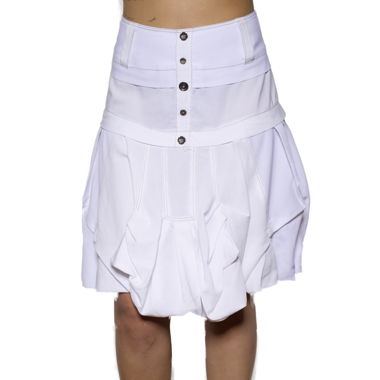 Vintage White Ballon Skirt