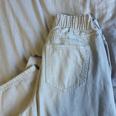 Pale Pink Jeans