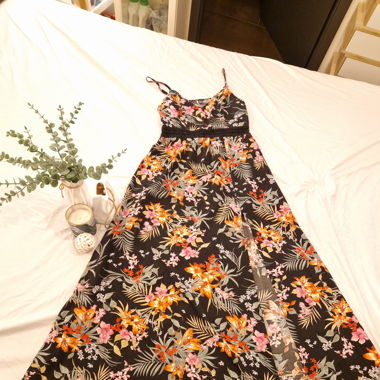 Robe Longue Imprimée Fleurs