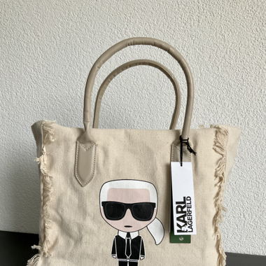 Karl Lagerfeld Shopper k/konik fringe