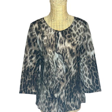 Elegante Leopard Bluse 