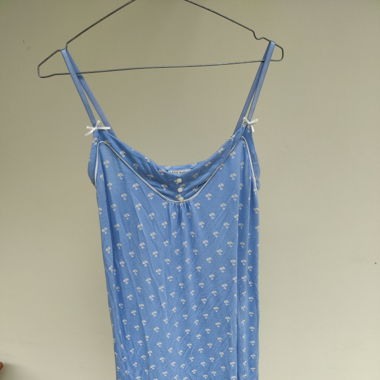 Spaghetti Träger Pyjama Kleid