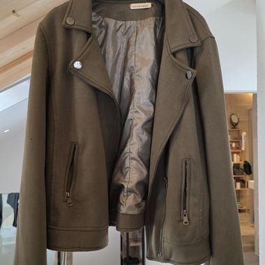 Veste courte kaki