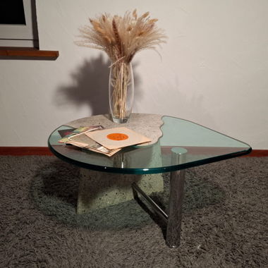 Tavolino in vetro